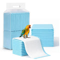 ROLYTA 50 Pcs Bird Cage Liners, 17.7x23.6 Inch Disposable Absorbent Pads for Small Animal Enclosure Care