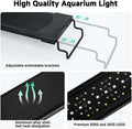 AQQA LED Aquarium Light, 24/7 & DIY Mode Full Spectrum Fish Tank Light