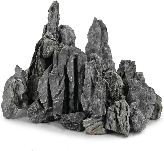 Aquarium Stones Seiryu Rock 11lb Natural Stone for Aquascaping,3-8 Inches