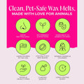 Companion Candles I Love You, I Love You! Pet-Friendly Wax Melt, 3 oz