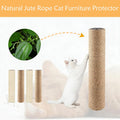 2 Pcs Cat Scratching Post Replacement for Indoor 15.7 x 3.1 Inches Cats Tree Replacement Parts Natural Sisal Cat Scratch
