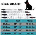 Dog Prong Collar, Walking Training Collar for Small Medium Large Dogs with Quick Release Buckle, Adjustable Pinch Collar