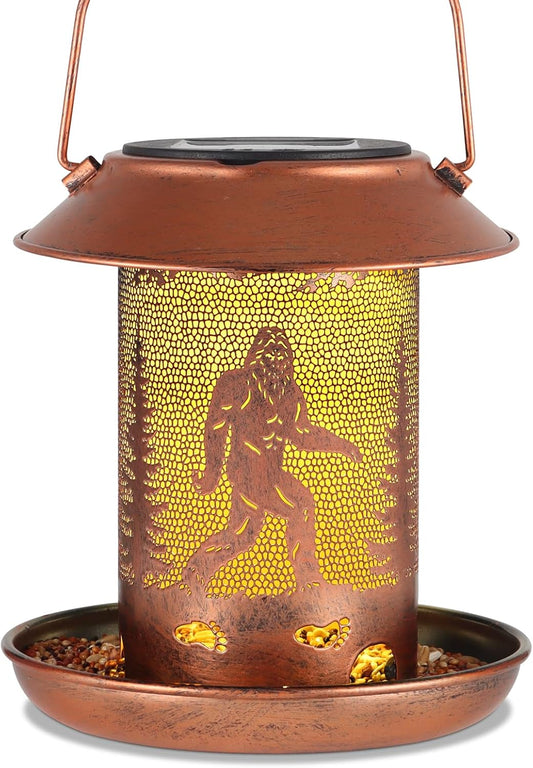 Bigfoot Bird Feeders for Outdoor Solar Lantern Outdoor Waterproof Hanging