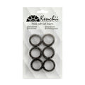 Kenchii Extra Soft Premium Shear Finger Ring Inserts - Thick, Quality Comfort. Elevate Your Grooming Experience with Precision and Style in Multiple Colors (Black)