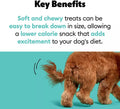 Wiggles and Wags Soft Chews Chicken & Cheese Recipe Bone-Shaped Treats