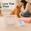 Pet Loss Sympathy Gift, Opalite Paw with Rainbow Bridge Card, in Loving Memory Keepsake, Pet Bereavement Comfort Gift, P