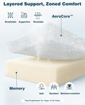 Orthopedic Memory Foam Dog Sofa Bed, Foldable Pet Couch Bed, Cooling Fabri & Removeable Cover, Beige,30"x40"x16"