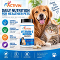 Vitamin E Capsules for Dogs & Cats | Antioxidant Nutritional Support | Supports Skin, Coat & Immune Health | Veterinary 