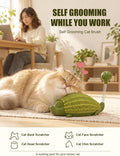 Interactive Cat Self Groomer: 3 Ways for Cats to Play While You Stay Busy