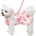 ABRRLO Cute Dog Cat Dress Small Dog Clothes for Girls Female Puppy Outfits