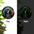WACOOL Mini Analog Thermometer Hygrometer 2 Pack, Dial Temperature Humidity Gauge Terrarium Thermometer Celsius and Fahr