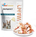 Chicken Wrapped Rawhide Bones, 2.5 Inch Mini Knots Dog Treats, High Protein 65% Puppy Chews and Satisfying Rewards for A