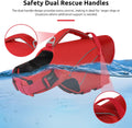Queenmore Dog Life Jackets, Dog Life Vest for Swimming Medium, Ripstop Pet Lifesaver with Rescue Handle, High Visibility