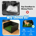 Dog Grass Pad with Tray and Drawer, Indoor Dog Potty Training System