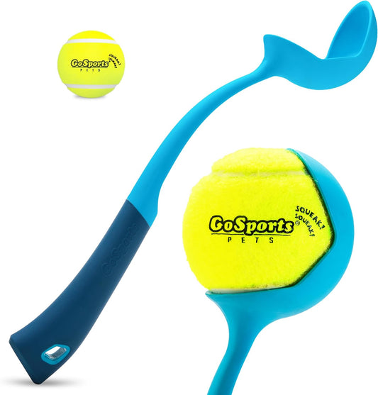 GoSports Pets 12 Inch Dog Ball Launcher with 2.5" Squeaky Tennis Ball