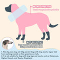 Didopet Inflatable Dog Pillow Cone Collar After Surgery, Donut Soft Neck Cone for Pug Dachshund Medium Dogs, etc, Recovery E Collar to Stop Licking Pink