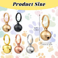 10Pcs Small Bells for Dog Collar, 1/2 Inch Pet Bells for Small Dogs And Cats for Puppy Collars Stainless Steel Anti-Lost