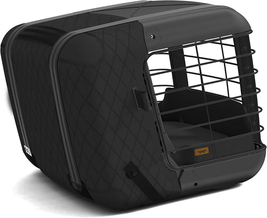 4pets Caree Black Series | Crash-Tested Dog & Cat Car Seat Carrier | Box Only | TUV Certified | ISOFIX/Seat Belt Compati