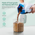 FAFAFLYER Dog-Cat POP Treat-Airtight jar-Container - 1.3 Qt/1.2 L | Ideal For Up To 1.3 Lb Of Treats | Stackable One-Touch Opening | BPA-Free