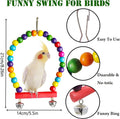 Bird Parakeet Cockatiel Toys, ESRISE Parrots Budgies Cage Accessories