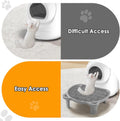 Litter Catching Step for Cat Litter Box, Litter Trap Stool for Automatic Litter Box Self Cleaning, Litter Collection Stairs, Litter Catcher Ramp for Old Geriatric Senior Cat or Kitten