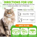 Hairball Relief for Cats, Natural Cat Hairball Treatment with Natural Ingredients & Vitamins - Kitten Furball Treatment,
