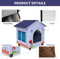 Heated Cat Houses for Indoor/Outdoor Cats with Elevated Heated Cat Bed Waterproof Providing Safe Feral Cats, Easy to Ass