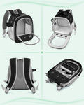 DBNESS Guinea Pig Carrier Backpack, Portable Rabbit Travel Carring Bag for Pet Bunny Chinchilla Bearded Dragon Hamster P