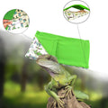 Dnoifne Reptile Sleeping Bag, Reptile Pets' Sleeping Bag Set with Pillow and Blanket, Hideout Habitat with Soft Warm for
