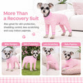 Dog Surgery Recovery Suit, Four-Leg Long Sleeve Dog Onesie