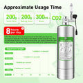 2L Aquarium CO2 Generator System, CO2 System Kit with Regulator and Needle Valve for Aquarium Plants Tanks