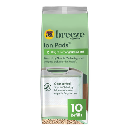 Purina Tidy Cats Breeze Litter System Cat Pad Refills 10ct. Pack Tidy Cats Cat Litter Pads - 10 ct. Pouch