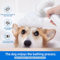Electric Rotating Massage Dog Shampoo Spray Dispenser with Foam Brush [2026 Upgraded Version] Dual-core Electric pet Bat