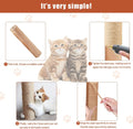 Niserelesa 164FT/50M Natural Sisal Rope for Cat Scratching Posts, 6mm Thick Jute Hemp Cat Rope for Cat Tree Replacement, Cat Scratch Post Repair, DIY Projects, and Furniture Wrapping