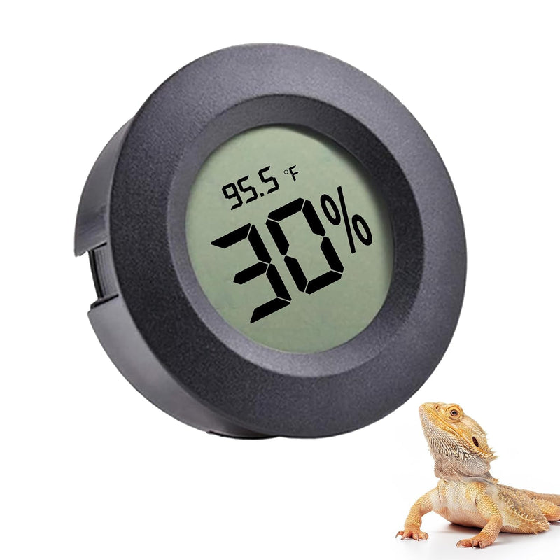 SunGrow Reptile Thermometer with Hygrometer with Digital Display, Accurate Temperature, Humidity Gauge for Snake and Liz