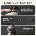 AirTag Cat Collar, Reflective Breakaway Collar, Hidden Holder with Bell