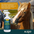 ALZOO Plant Based Fly and Tick Horse Spray, Helps Repel Mosquitoes, Horseflies & Ticks, Plant-Based Active Ingredients, 
