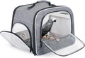 Bird Transport Carrier for Large Bird with Perch Stand Tray and Grate