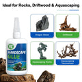 FZONE Aquarium Glue,Liquid Glue for Aquascaping Rocks & Driftwood,100ml