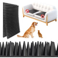 LanLfSty 5 Pack Scat Mats for Dogs – Heavy Duty Solid PP Pet Deterrent Mats to Keep Dogs Off Couch & Furniture – Durable for Indoor & Outdoor Use