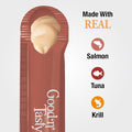 Good 'n' Tasty Savory Spoonables Cat Treat, Salmon Tuna Krill, 6 Count