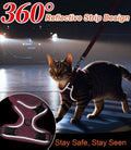 Cat Harness and Leash for Walking Escape Proof Soft Adjustable Cat Leash