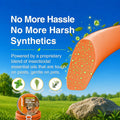 EcoVenger Flea Collars for Dogs & Cats - Flea & Tick Repellent 2-Pack Orange. Built-in Pant-Based Formula Strong Repelle