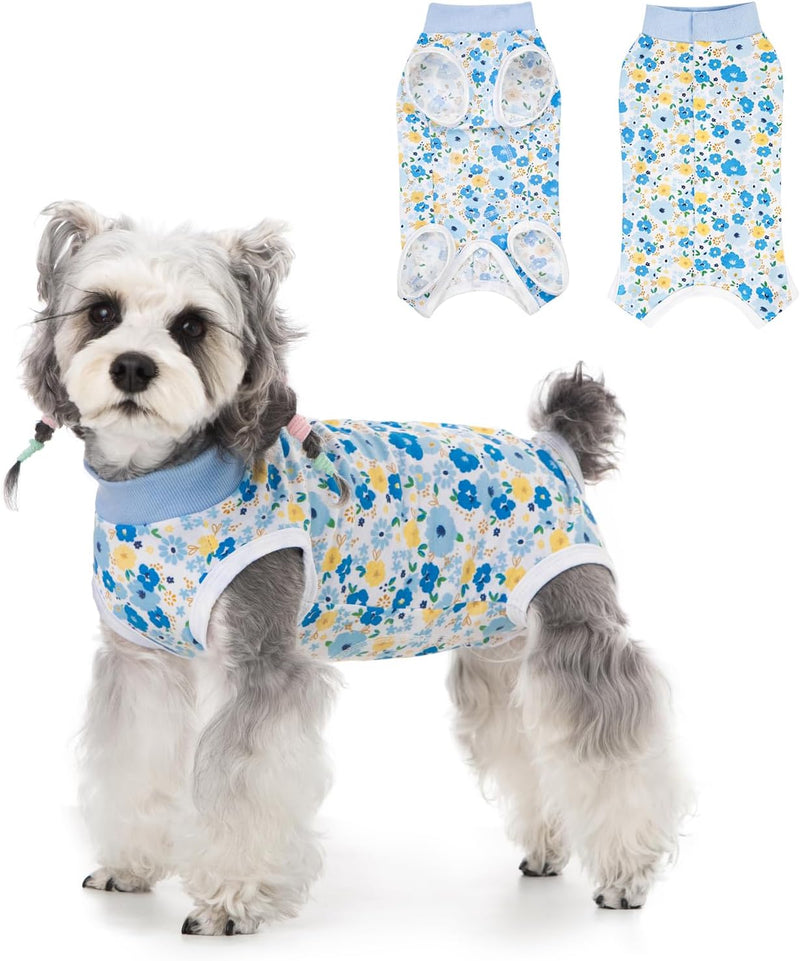 FEimaX Dog Surgery Recovery Suit Female and Male Pet Body Suits for Puppy