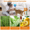 Cat Deterrent Spray 2 Pack, Natural Non-Toxic Plant Based Anti-Scratch & Anti-Marking Spray for Cats & Kittens, Orange S