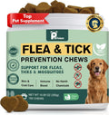 Flea and Tick Prevention for Dogs, Natural Dogs Flea and Tick Treatment Chewable, Oral Pets Flea Support Supplement - Fl
