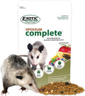 Exotic Nutrition Opossum Complete - Nutritionally Complete Healthy Pellet Diet - Food for Short-Tailed & Virginia Opossu