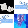 CHGCRAFT 12Pcs Ceramic Coral Frag Tiles Aquarium Coral Rack Support Bracket Aquarium Coral Base Stand Square Base Tiles 