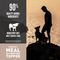 ORIJEN Grain Free High Protein Freeze Dried Dog Food & Topper Regional Red Recipe 16oz Bag