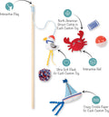 Fringe Studio This Shore is Fun! 6-Piece Plush Cat Toy Set, PetShop Collection (615048)